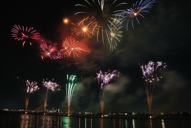 Großes Höhenfeuerwerk