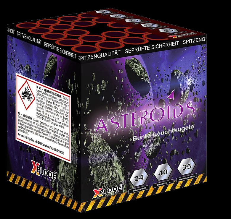 Tropic Asteroids Feuerwerksbatterie